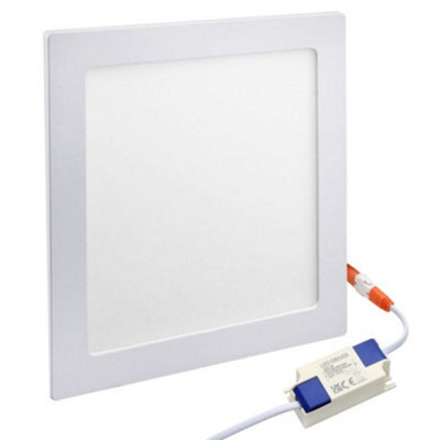 Long Life Lamps Company 18W Recessed Ceiling Led Square Panel 6500K Cool White - image 1