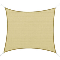 Beige 2X3M Rectangular Hdpe Shade Sail Uv Resistant - thumbnail 1