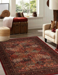 RugsX Wool Carpet Kashqai 4309 300 Oriental, Frame Claret  120X170 Cm - thumbnail 4