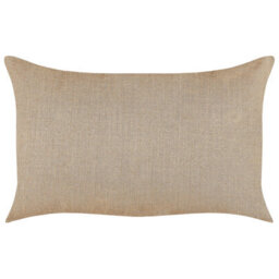 Beliani Set Of 2 Decorative Cushions Banori Linen 30 X 50 Cm Beige Solid - thumbnail 4