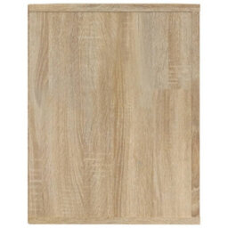 Berkfield Shoe Rack Sonoma Oak 75X35X45 Cm Engineered Wood - thumbnail 6
