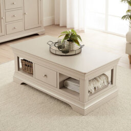 The Furniture Market Wilmslow Grey 1 Drawer Coffee Table - thumbnail 3
