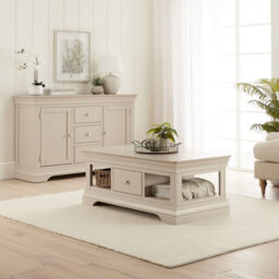 The Furniture Market Wilmslow Grey 1 Drawer Coffee Table - thumbnail 2