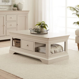 The Furniture Market Wilmslow Grey 1 Drawer Coffee Table - thumbnail 1