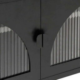 Vidaxl Tv Cabinet Black 105X35X50 Cm Glass And Steel - thumbnail 9