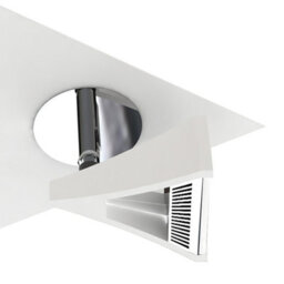 Luminosa Lighting Luminosa Filippo Spot Light 3 Light Led Triangular 5W 3000K, 1300Lm, Matt White/polished Chrome - thumbnail 6