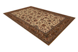 RugsX Wool Carpet Kashqai 4362 103 Flowers, Frame Beige / Claret  67X130 Cm - thumbnail 3