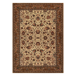 RugsX Wool Carpet Kashqai 4362 103 Flowers, Frame Beige / Claret  67X130 Cm - thumbnail 2