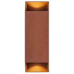 Nordlux Nico Outdoor Aluminium Wall Light Weatherproof Brown,mains - thumbnail 3
