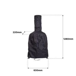 La Hacienda Premium Black Chimenea Cover (H)128Cm (W)22Cm - thumbnail 8