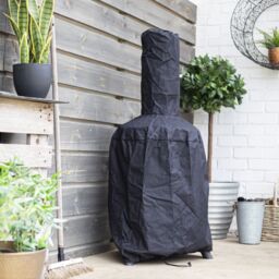 La Hacienda Premium Black Chimenea Cover (H)128Cm (W)22Cm - thumbnail 3