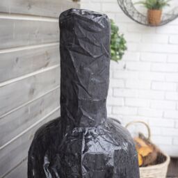 La Hacienda Premium Black Chimenea Cover (H)128Cm (W)22Cm - thumbnail 2