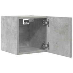 Walplus Wall Mounted Tv Cabinets 2 Pcs Concrete Grey 30.5X30X30 Cm - thumbnail 9