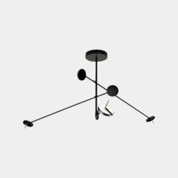 Luminosa Lighting Luminosa Invisible Integrated Led Semi Flush Ceiling Light Black, Tinted 28.5W Cct 2700-3000K Phase Cut Dimming - thumbnail 1