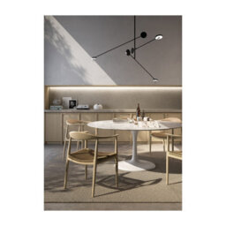 Luminosa Lighting Luminosa Invisible Integrated Led Semi Flush Ceiling Light Black, Tinted 28.5W Cct 2700-3000K Phase Cut Dimming - thumbnail 2