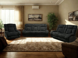 DS Living Torino 1 Seater Recliner Sofa In Grey Or Silver - thumbnail 1
