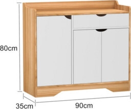 Hygrad Built to Survive Shoe Storage Cabinet Unit Cupboard Hallway Furniture Living Room Shoe Rack - thumbnail 6
