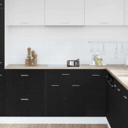 Walplus Drawer Base Cabinet Black Oak 60 X 46 X 81.5 Cm Engineered Wood - thumbnail 4