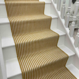 Pinstripe Stair Runner - Reversible, Durable & Hardwearing Carpet For Stairs & Staircases, Multiple Lengths - thumbnail 1