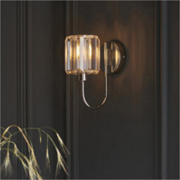 Loops 3 Light Semi Flush Ceiling Lamp & 2X Matching Wall Lights - Bright Nickel Frosted Glass Chandelier - thumbnail 9
