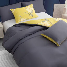 Pamposh Super King Duvet Set Premium Brushed Microfiber Super King Duvet Cover Ultrasoft Hypoallergenic With Zipper Closure - thumbnail 4