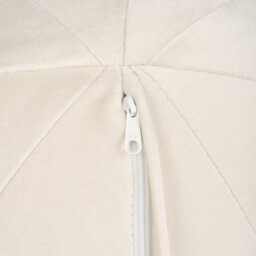 Beliani Armchair Leiren Velvet Off-White - thumbnail 9