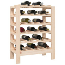 Vidaxl Wine Rack 61.5X30X82 Cm Solid Wood Pine - thumbnail 4