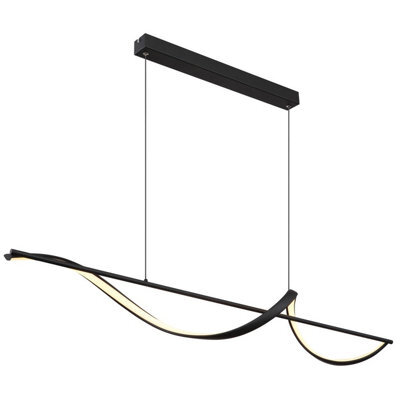 Luminosa Lighting Luminosa Violino Pendant Ceiling Light Matt Black Led 3000K - image 1
