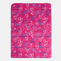 Ohs Kids Hearts Weighted Blanket, Purple - 3Kg - thumbnail 6