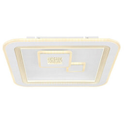 Luminosa Lighting Luminosa Valeria Square Integrated Led Semi Flush Ceiling Light White 2X Led Dimmable 2700-6500K Remote Control - thumbnail 3