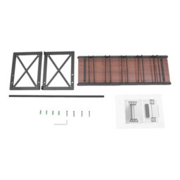 Wine Rack Gin Shelf Rack Bottle 5 Glass Holder Wall Mounted Home Bar - thumbnail 3