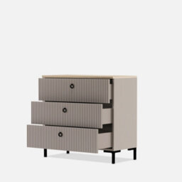 Heze Furniture Bella 3 Drawers Modern Loft Style Sideboard - thumbnail 3