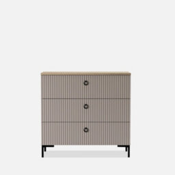 Heze Furniture Bella 3 Drawers Modern Loft Style Sideboard - thumbnail 2