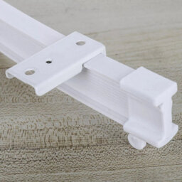 5M Flexible Ceiling Curtain Track Rail Straight Slide Window Hooks - thumbnail 4