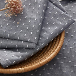 Appletree Waterford 100% Cotton Tufted Blue Duvet Cover Set - thumbnail 5
