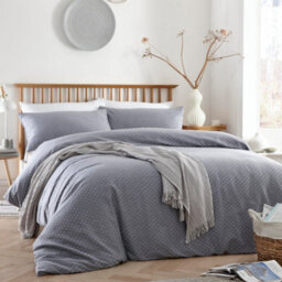 Appletree Waterford 100% Cotton Tufted Blue Duvet Cover Set - thumbnail 6