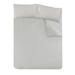 Smart Living Luxury Satin Stripe Reversible Duvet Cover With Pillowcase - thumbnail 4