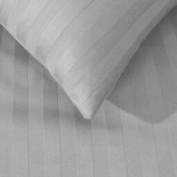 Smart Living Luxury Satin Stripe Reversible Duvet Cover With Pillowcase - thumbnail 9