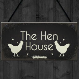 Red Ocean Funny Hen Cockerel Rooster Plaque Sign Chicken Cock Hen House Coop Egg Garden Gift - thumbnail 4