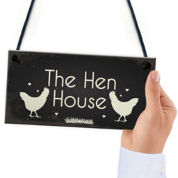 Red Ocean Funny Hen Cockerel Rooster Plaque Sign Chicken Cock Hen House Coop Egg Garden Gift - thumbnail 6