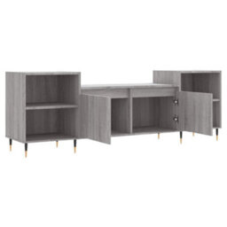 Berkfield Stylish Tv Cabinet Grey Sonoma 160X35X55 Cm Engineered Wood - thumbnail 6