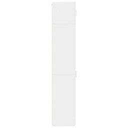 Berkfield Slim Storage Cabinet White 45X42.5X225 Cm Engineered Wood - thumbnail 7