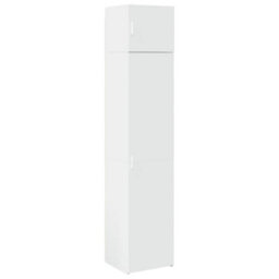 Berkfield Slim Storage Cabinet White 45X42.5X225 Cm Engineered Wood - thumbnail 2