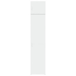 Berkfield Slim Storage Cabinet White 45X42.5X225 Cm Engineered Wood - thumbnail 4