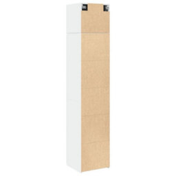 Berkfield Slim Storage Cabinet White 45X42.5X225 Cm Engineered Wood - thumbnail 8