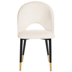 Beliani Set Of 2 Dining Chairs Magalia Velvet Light Beige - thumbnail 6
