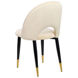 Beliani Set Of 2 Dining Chairs Magalia Velvet Light Beige - thumbnail 7