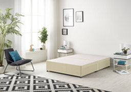 Somnior Beds Somnior Platform Divan Base Linen Beige With 2 Drawers -  Single - thumbnail 2