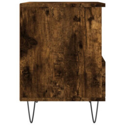 Berkfield Bedside Cabinet Smoked Oak 40X35X50 Cm Engineered Wood - thumbnail 7