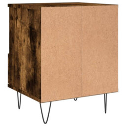 Berkfield Bedside Cabinet Smoked Oak 40X35X50 Cm Engineered Wood - thumbnail 8
